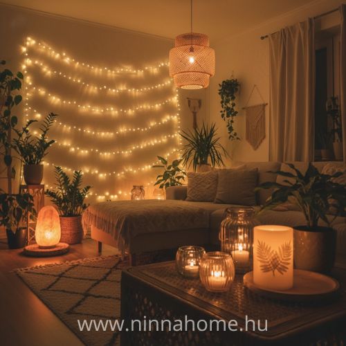 boho-nappali-dekoráció-7