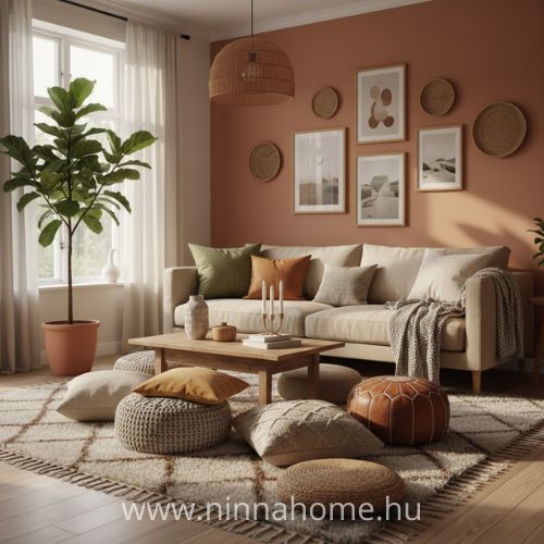 boho-nappali-dekoráció-8