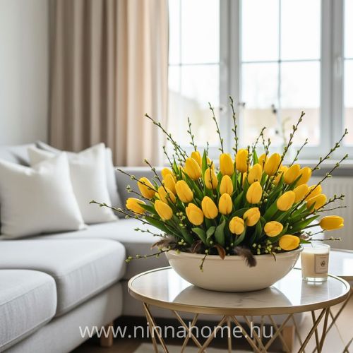 tavaszi dekoráció nappaliba-2